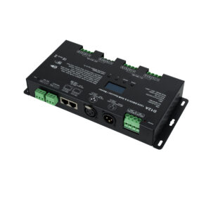 GloboStar® 71451 D12A SKYDANCE DC DMX & RDM Dimmer High Speed Controller / Decoder / Master 12 Καναλιών DC 12-24V 12 x 5A 120W – Max 60.5A 1440W – IP20 Μ25 x Π11.5 x Υ4cm – 5 Years Warranty