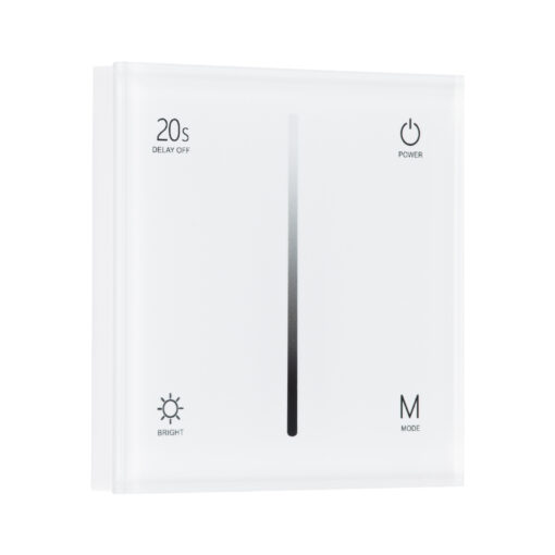 GloboStar® 71452 S1-T SKYDANCE AC Smart RF 2.4Ghz & Αφής – Touch Triac Dimming AC100-240V σε AC100-240V 1 x 1.5A 360W – Max 1.5A 360W – IP20 – Λευκό Σώμα – Μ8.5 x Π8.5 x Υ3.2cm – 5 Years Warranty