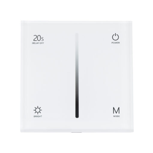 GloboStar® 71452 S1-T SKYDANCE AC Smart RF 2.4Ghz & Αφής – Touch Triac Dimming AC100-240V σε AC100-240V 1 x 1.5A 360W – Max 1.5A 360W – IP20 – Λευκό Σώμα – Μ8.5 x Π8.5 x Υ3.2cm – 5 Years Warranty