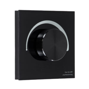 GloboStar® 71455 S1-K SKYDANCE AC Smart RF 2.4Ghz & Ροοστάτη – Push ON/OFF Triac Dimming AC100-240V σε AC100-240V 1 x 1.5A 360W – Max 1.5A 360W – IP20 – Μαύρο Σώμα – Μ8.5 x Π8.5 x Υ5cm – 5 Years Warranty