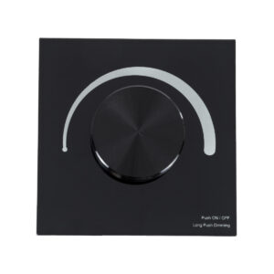 GloboStar® 71455 S1-K SKYDANCE AC Smart RF 2.4Ghz & Ροοστάτη – Push ON/OFF Triac Dimming AC100-240V σε AC100-240V 1 x 1.5A 360W – Max 1.5A 360W – IP20 – Μαύρο Σώμα – Μ8.5 x Π8.5 x Υ5cm – 5 Years Warranty