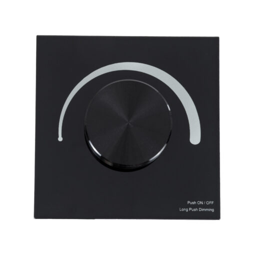 GloboStar® 71455 S1-K SKYDANCE AC Smart RF 2.4Ghz & Ροοστάτη – Push ON/OFF Triac Dimming AC100-240V σε AC100-240V 1 x 1.5A 360W – Max 1.5A 360W – IP20 – Μαύρο Σώμα – Μ8.5 x Π8.5 x Υ5cm – 5 Years Warranty