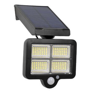 GloboStar® 71483 Αυτόνομος Ηλιακός Προβολέας LED SMD 20W 1500lm με Ενσωματωμένη Μπαταρία 2400mAh – Φωτοβολταϊκό Πάνελ με Αισθητήρα Ημέρας-Νύχτας – PIR Αισθητήρα Κίνησης και Ασύρματο Χειριστήριο IR Αδιάβροχο IP65 Ψυχρό Λευκό 6000K