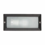 Faro Barcelona LISO Χωνευτό Φωτιστικό Τοίχου, IP44 Χωρίς Flash Box, Μαύρου Χρώματος- 71491