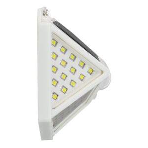 GloboStar® 71498 Αυτόνομο Ηλιακό Φωτιστικό LED SMD 10W 1000lm με Ενσωματωμένη Μπαταρία 1200mAh – Φωτοβολταϊκό Πάνελ με Αισθητήρα Ημέρας-Νύχτας και PIR Αισθητήρα Κίνησης Αδιάβροχο IP65 Ψυχρό Λευκό 6000K