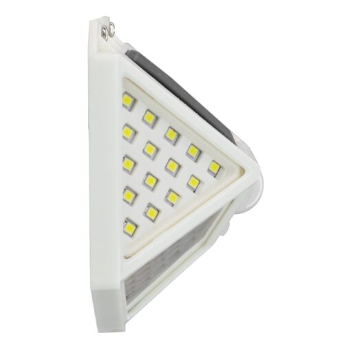 GloboStar® 71498 Αυτόνομο Ηλιακό Φωτιστικό LED SMD 10W 1000lm με Ενσωματωμένη Μπαταρία 1200mAh – Φωτοβολταϊκό Πάνελ με Αισθητήρα Ημέρας-Νύχτας και PIR Αισθητήρα Κίνησης Αδιάβροχο IP65 Ψυχρό Λευκό 6000K