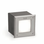 Faro Barcelona LED-18 Χωνευτό INOX Τετράγωνο Φωτιστικό LED Εξωτερικών Χώρων 3000K – 71499N