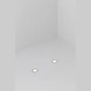 Faro Barcelona LED-18 Χωνευτό INOX Τετράγωνο Φωτιστικό LED Εξωτερικών Χώρων 3000K – 71499N
