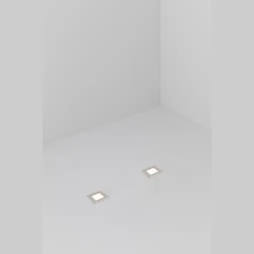 Faro Barcelona LED-18 Χωνευτό INOX Τετράγωνο Φωτιστικό LED Εξωτερικών Χώρων 3000K – 71499N