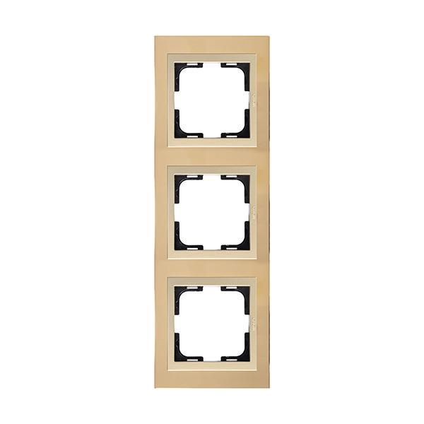 ΠΛΑΙΣΙΟ 3 ΘΕΣΕΩΝ ΧΡΥΣΟ ΜΑΤ EUROLAMP – 152-10832