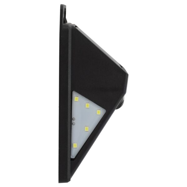 GloboStar® 71500 Αυτόνομο Ηλιακό Φωτιστικό LED SMD 6W 600lm με Ενσωματωμένη Μπαταρία 1200mAh – Φωτοβολταϊκό Πάνελ με Αισθητήρα Ημέρας-Νύχτας και PIR Αισθητήρα Κίνησης Αδιάβροχο IP65 Ψυχρό Λευκό 6000K