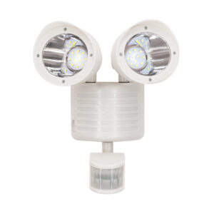 GloboStar® 71508 Λευκό Αυτόνομο Ηλιακό Φωτιστικό LED SMD 10W 150lm με Ενσωματωμένη Μπαταρία 1200mAh – Φωτοβολταϊκό Πάνελ με Αισθητήρα Ημέρας-Νύχτας και PIR Αισθητήρα Κίνησης Αδιάβροχο IP54 Ψυχρό Λευκό 6000K