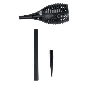 GloboStar® 71527 Αυτόνομο Ηλιακό Φωτιστικό LED SMD 3W 150lm με Ενσωματωμένη Μπαταρία 600mAh – Φωτοβολταϊκό Πάνελ – Αισθητήρα Ημέρας-Νύχτας Φαναράκι Κήπου – Εφέ Φλόγας Διακοσμητικό Αυτόνομο Αδιάβροχο IP65 1500-2000K Φ7 x Υ50cm