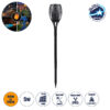 GloboStar® 71529 Αυτόνομο Ηλιακό Φωτιστικό LED SMD 5W 250lm με Ενσωματωμένη Μπαταρία 1200mAh – Φωτοβολταϊκό Πάνελ – Αισθητήρα Ημέρας-Νύχτας Φαναράκι Κήπου – Εφέ Φλόγας Διακοσμητικό Αυτόνομο Αδιάβροχο IP65 1500-2000K Φ11 x Υ75cm