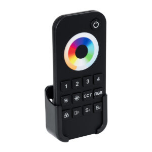 GloboStar® 71544 RT10 SKYDANCE Ασύρματο Χειριστήριο Αφής RF 2.4Ghz 4 Group για όλα τα RGBW+WW SKYDANCE Controller DC 3V 2 x AAA – IP20 Μαύρο Μ12.2 x Π5.3 x Υ1.7cm – 5 Years Warranty