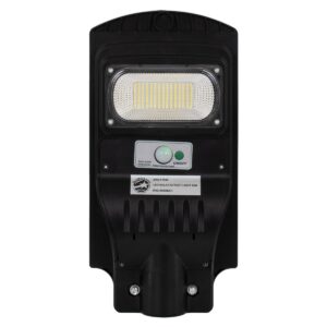 GloboStar® 71550 Αυτόνομο Ηλιακό Φωτιστικό Δρόμου Street Light LED SMD 50W 4000lm με Ενσωματωμένη Μπαταρία Li-ion 4500mAh – Φωτοβολταϊκό Πάνελ με Αισθητήρα Ημέρας-Νύχτας PIR Αισθητήρα Κίνησης και Ασύρματο Χειριστήριο Αδιάβροχο IP65 Ψυχρό Λευκό 6000K