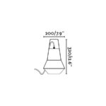 Faro Barcelona CAT Φορητό Φωτιστικό Λευκού Χρώματος, IP54, 1XE27 20W- 71563