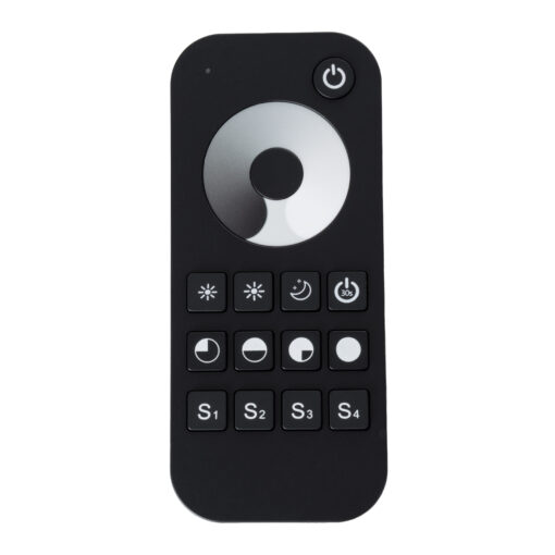 GloboStar® 71569 RT1 SKYDANCE Ασύρματο Χειριστήριο Αφής RF 2.4Ghz 1 Group για όλα τα Μονόχρωμα SKYDANCE Controller DC 3V 2 x AAA – IP20 Μαύρο Μ12.2 x Π5.3 x Υ1.7cm – 5 Years Warranty