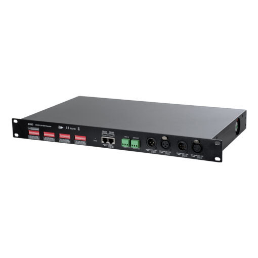 GloboStar® 71570 D32C SKYDANCE DC DMX & RDM Dimmer High Speed Controller / Constant Current Decoder 32 Καναλιών DC 12-48V 32 x 700mA 34W – Max 22.5A 1075W – IP20 Μ48 x Π26 x Υ5cm – 5 Years Warranty