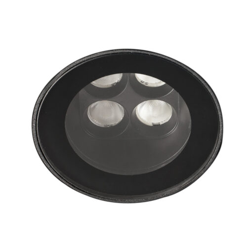 TRAS-8 RECESSED BLACK FIXED 8W 3000K 13°          FARO – 71702