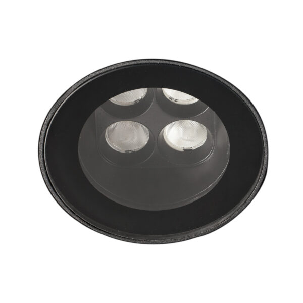 TRAS-8 RECESSED BLACK FIXED 8W 3000K 13°          FARO – 71702