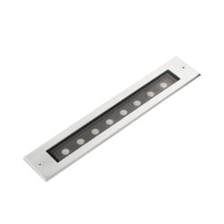 Faro Barcelona Φωτιστικό Δαπέδου Κήπου FALLS 290 LED 9W 3000K IP67 Ατσάλι – 71730
