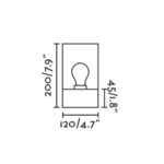 Faro Barcelona Φωτιστικό Οροφής KILA Σκούρο Γκρι IP65 – 71741