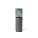 Faro Barcelona KILA 400 Σκούρο Γκρι Φωτιστικό Φάρος E27 με Ανθρακί Διαχύτη IP65 – 71747
