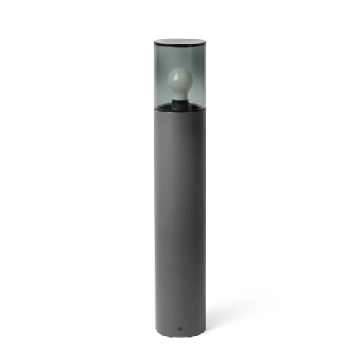 Faro Barcelona KILA 700 Σκούρο Γκρι Φωτιστικό Φάρος E27 με Ανθρακί Διαχύτη 15W IP65 – 71750