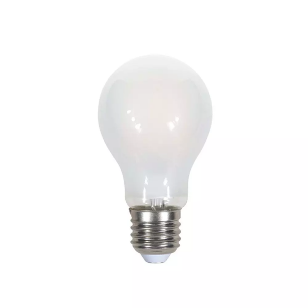 Λάμπα LED E27 A60 Cross Filament 7W Θερμό λευκό 2700K Frost Cover V-TAC – 71811
