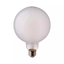 Λάμπα LED E27 G125 Filament 7W Θερμό λευκό 2700K Frost Cover V-TAC – 7189