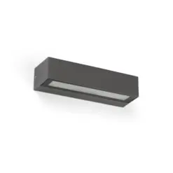 Faro Barcelona Επιτοίχιο Φωτιστικό LAKO Σκούρο Γκρι LED 8W 3000K – 71910