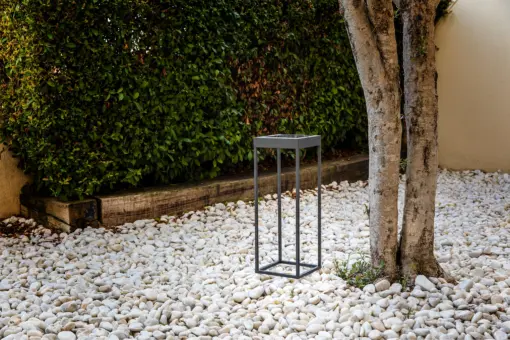 Faro Barcelona KASP Μαύρο Φορητό Ηλιακό Επαναφορτιζόμενο Φωτιστικό  H.50 – 71913