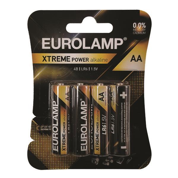 ΜΠΑΤΑΡΙΑ EXTREME ΑΑ (LR6) 4τμχ 1,5V EUROLAMP 147-24121