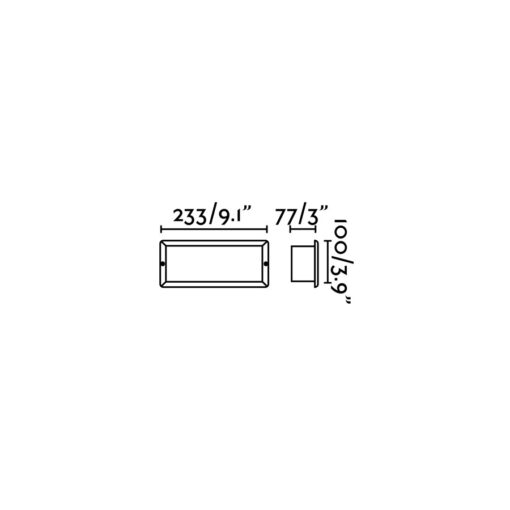 Faro Barcelona STRIPE-2 Χωνευτό Φωτιστικό Τοίχου, Λευκού Χρώματος, Αδιάβροχο, LED 5W 3000K, IP54- 72093