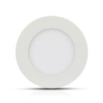 LED Panel Στρογγυλό Χωνευτό Λευκό 24W V-TAC PRO Samsung Chip 120° 2000lm Ø300 Θερμό Λευκό 3000K – 724