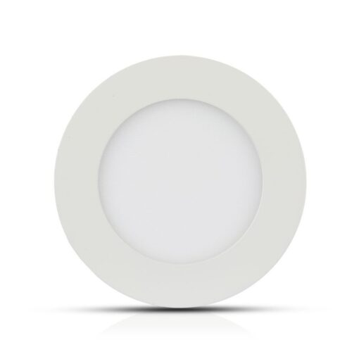LED Panel Στρογγυλό Χωνευτό Λευκό 24W V-TAC PRO Samsung Chip 120° 2000lm Ø300 Θερμό Λευκό 3000K – 724