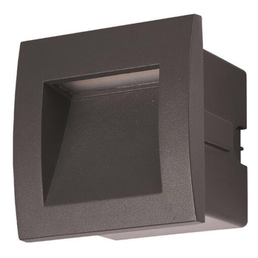 ΦΩΤΙΣΤΙΚΟ ΧΩΝΕΥΤΟ LED 3W IP54 220-240V 90X90X70mm ΓΡΑΦΙΤΗ PRO EUROLAMP 145-52501