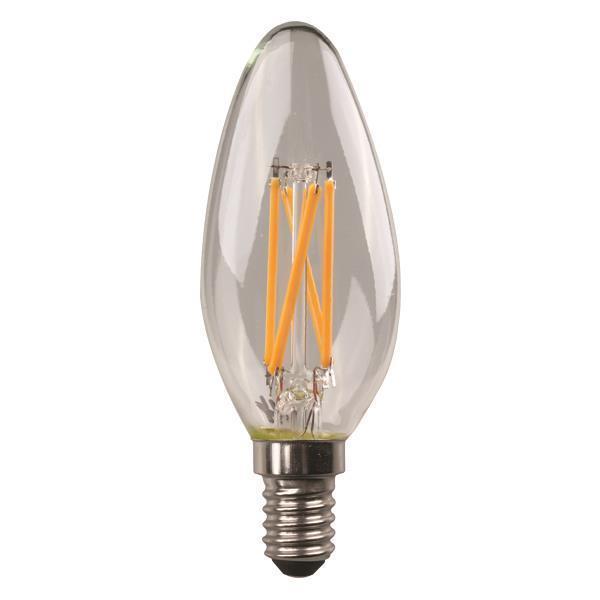 ΛΑΜΠΑ LED ΚΕΡΙ CROSSED FILAMENT 6.5W E14 2700K 220-240V DIMMABLE EUROLAMP – 147-78183