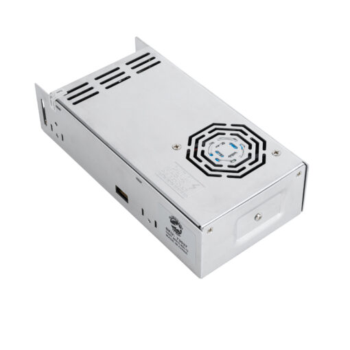 GloboStar® 73037 Μεταλλικό Τροφοδοτικό PELV για Προϊόντα LED 400W 33.3A – AC 220-240V σε DC 12V – IP20 – Μ20 x Π10 x Υ5cm – 3 Χρόνια Εγγύηση