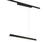 Κρεμαστό Φωτιστικό Ράγας Trio Lighting  LED 29W Μαύρο Ματ Μεταλλικό Dimmable 3400lm  3000K – 73043132