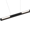 Κρεμαστό Φωτιστικό Ράγας Trio Lighting  LED 29W Μαύρο Ματ Μεταλλικό Dimmable 3400lm  3000K – 73043132