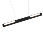 Κρεμαστό Φωτιστικό Ράγας Trio Lighting  LED 29W Μαύρο Ματ Μεταλλικό Dimmable 3400lm  3000K – 73043132