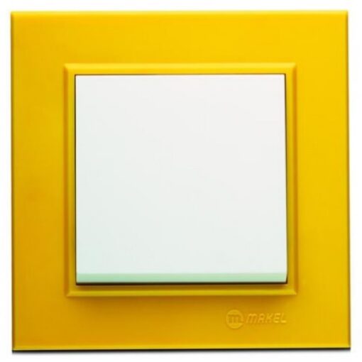 Πλαίσιο 1 θέσης κίτρινο μικρό Makel Karea – 73074701