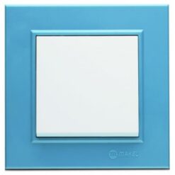 Πλαίσιο 1 θέσης μπλε παστέλ μικρό Makel Karea – 73092701