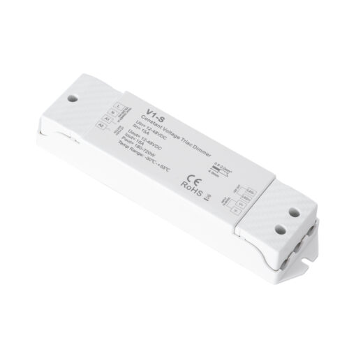 GloboStar® 73127 V1-S SKYDANCE AC Triac Dimmer Push Dimming 1 Κανάλι DC 12-48V 1 x 15A 720W – Max 15A 720W – IP20  Μ17.5 x Π4.5 x Υ2.5cm – 5 Χρόνια Εγγύηση