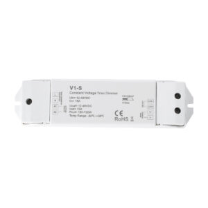 GloboStar® 73127 V1-S SKYDANCE AC Triac Dimmer Push Dimming 1 Κανάλι DC 12-48V 1 x 15A 720W – Max 15A 720W – IP20  Μ17.5 x Π4.5 x Υ2.5cm – 5 Χρόνια Εγγύηση