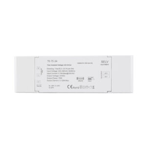 GloboStar® 73130 TE-75-24 SKYDANCE AC Triac Dimmer Push Dimming 1 Κανάλι AC 200-240V 1 x 3.125A 75W – Max 3.125A 75W – IP20 Μ18 x Π5.7 x Υ3cm – 5 Χρόνια Εγγύηση