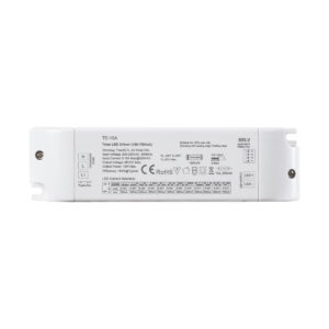 GloboStar® 73133 TE-15A SKYDANCE AC Triac Dimmable Constant Current LED Driver Push Dimming 1 Κανάλι AC 200-240V 1 x 0.15A 15W – Max 0.15A 15W – IP20  Μ15.1 x Π4.1 x Υ3cm – 5 Χρόνια Εγγύηση