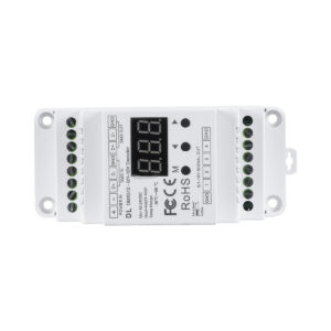 GloboStar® 73139 DL SKYDANCE DC DMX512 Signal Amplifier Din Rail Ράγας 2 Καναλιών DC 12-48V – IP20  Μ11.5 x Π5 x Υ6.5cm – 5 Χρόνια Εγγύηση